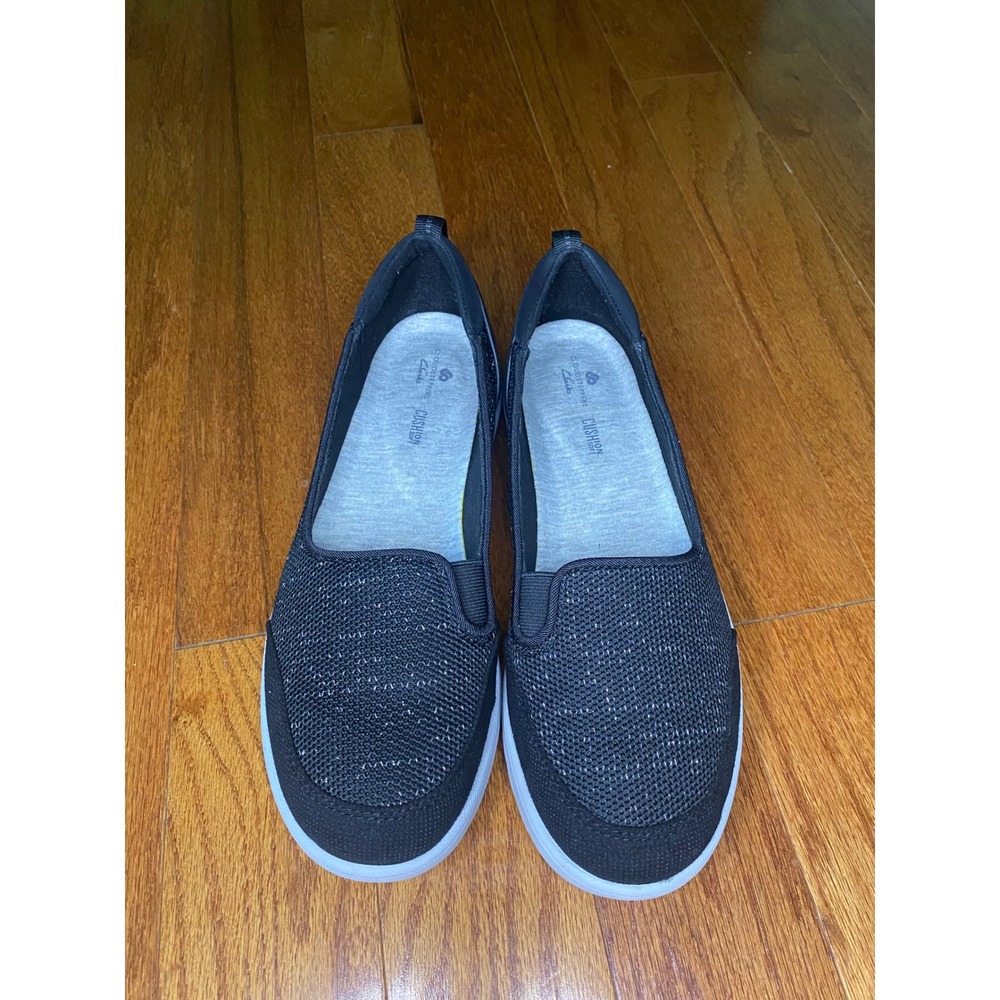 Cloudsteppers by Clark's Cushion Soft Adella Blush‎ Black Shoes Size 7.5